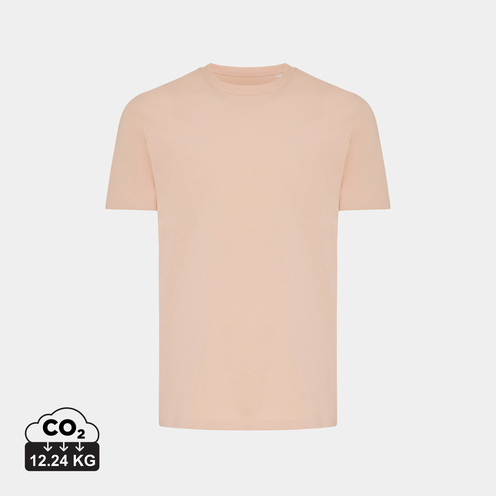 T-shirt personnalisable 180g unisexe Brett Iqoniq peach nectar
